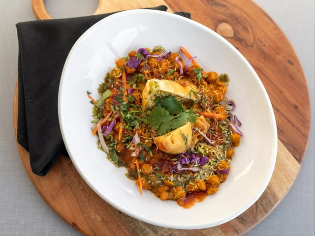 Samosa Chaat.