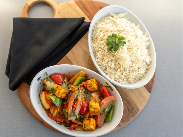 Kadhai Paneer.